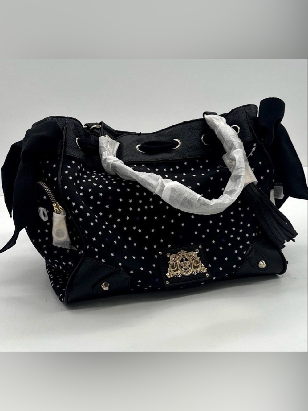 Juicy Couture Starry Night Daydreamer Shoulder Bag in Black YHRU3350, Rare Find